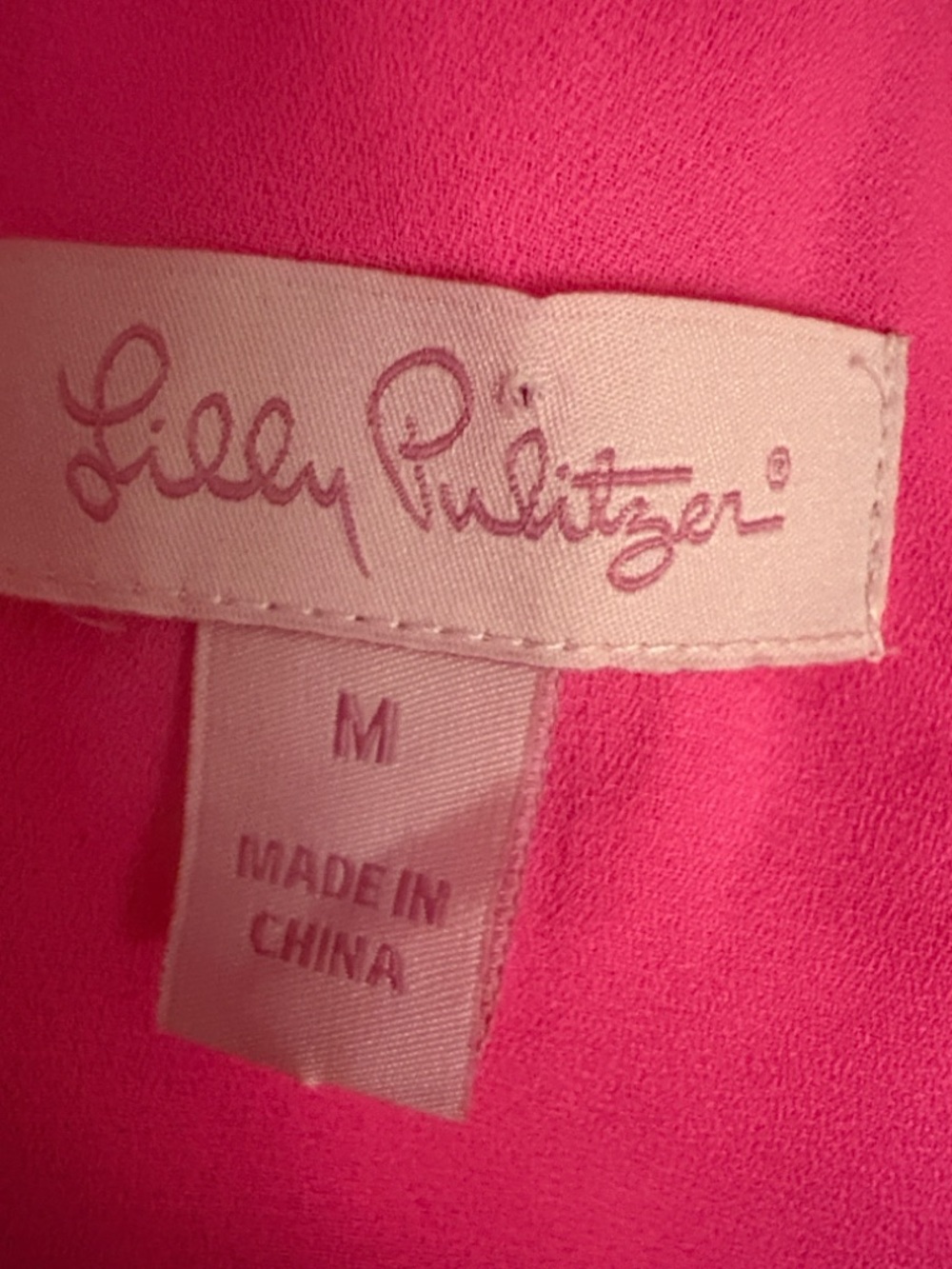 Lilly Pulitzer Hot Pink Crochet Halter Sundress - Picture 15 of 16